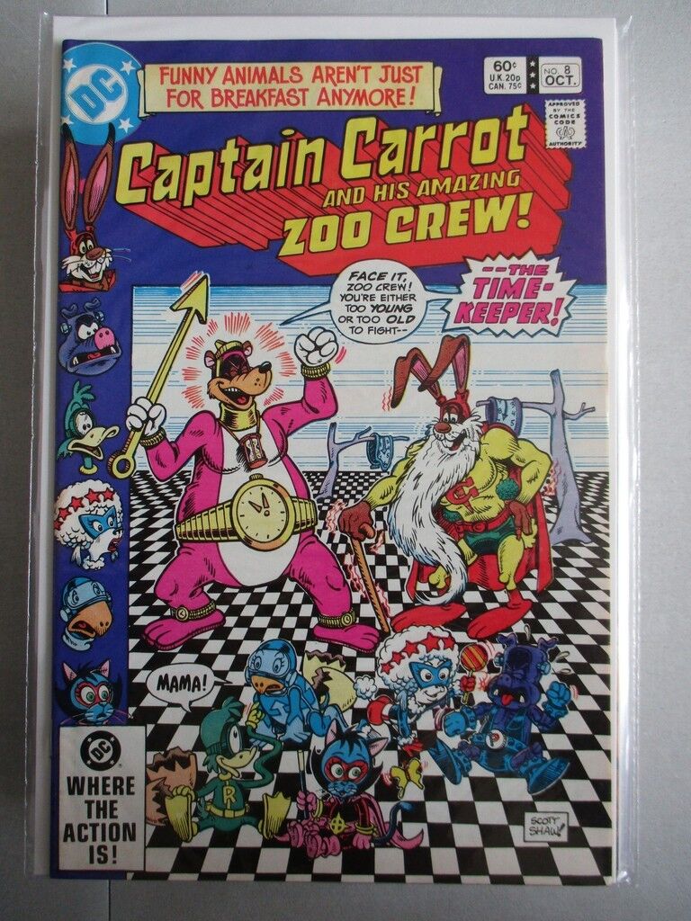 Captain Carrot & His Amazing Zoo Crew! (1982-1983) #8 NM-