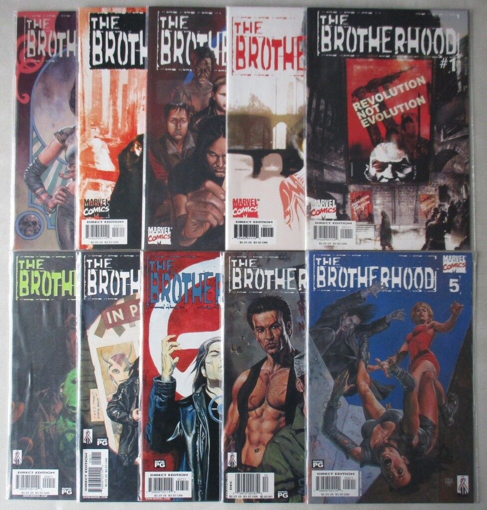 Brotherhood #1-9, #2 Variant Complete (10 Comics) VF-NM