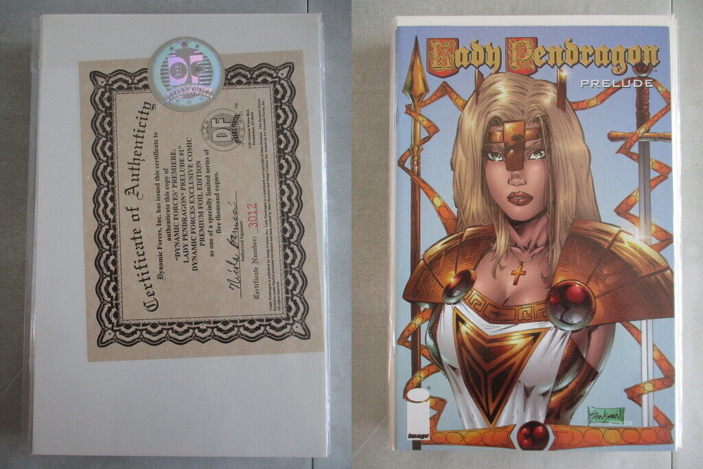 Lady Pendragon Prelude #1 DF Premium Foil Ltd. to 5000 With COA