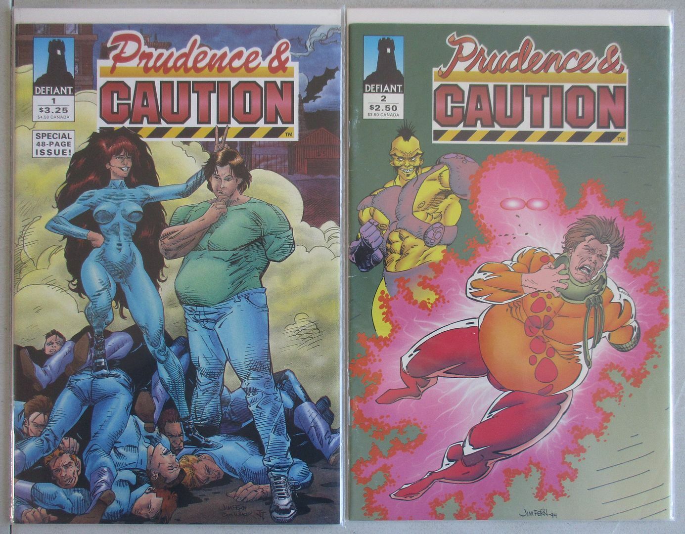 Prudence & Caution #1-2 Complete (2 Comics) VF-NM