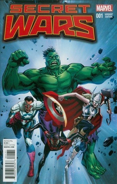 Secret Wars (2015-2016) #1 of 9 (1:25 Butch Guice Variant)