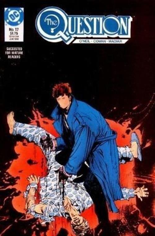 Question (1987-1990) #17 1st Rorschach in DCU