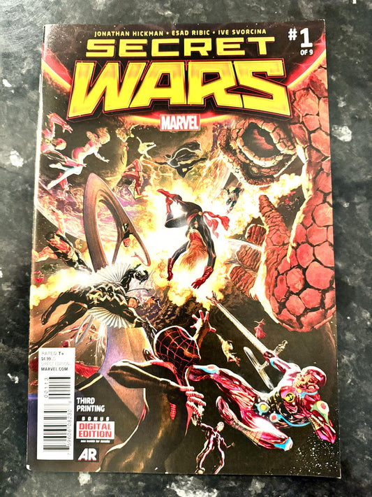 Secret Wars Vol. 1 #1 (2015) - Third print variant - Marvel