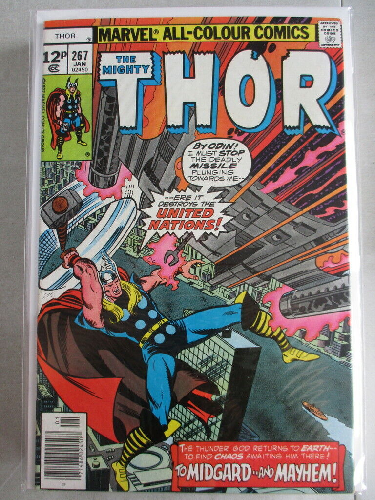 Mighty Thor Vol. 1 (1966-2011) #267 VF+ UK Price Variant