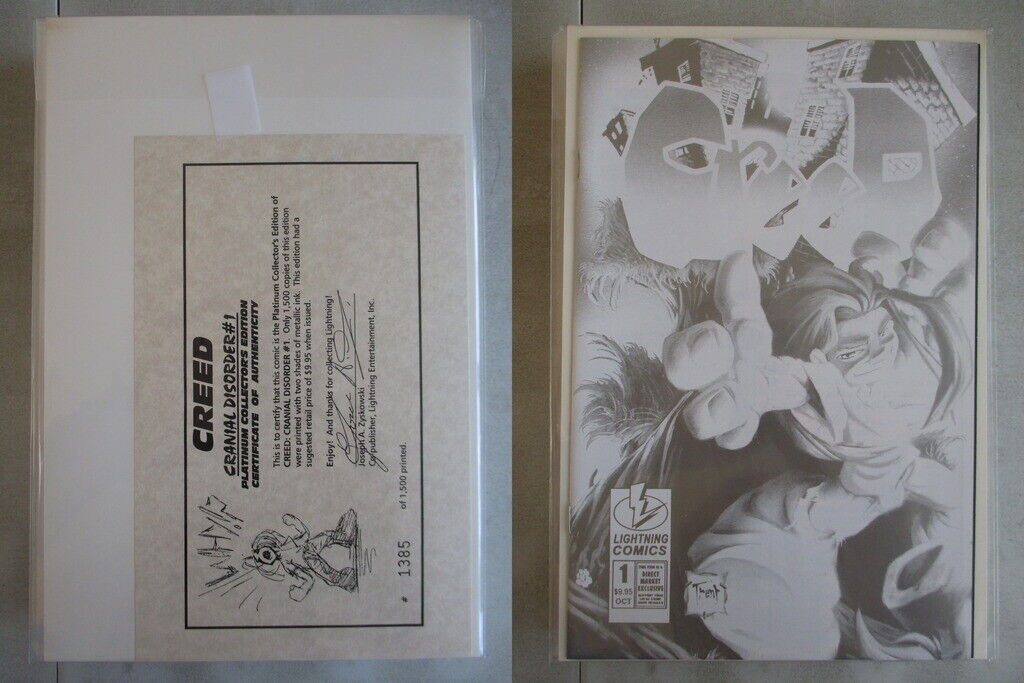 Creed Cranial Disorder #1 Platinum Collector's Ed. Ltd. to 1500 With COA