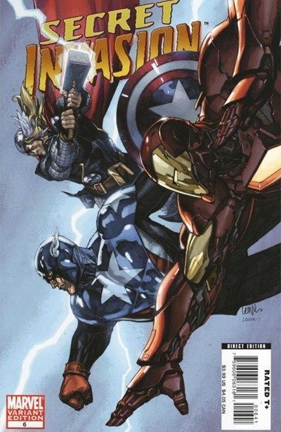 Secret Invasion (2008-2009) #6 of 8 (Leinil Francis Yu Variant)