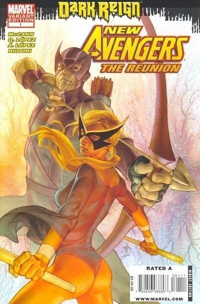 New Avengers - The Reunion (2009) #1 of 4 (Hawkeye Variant)
