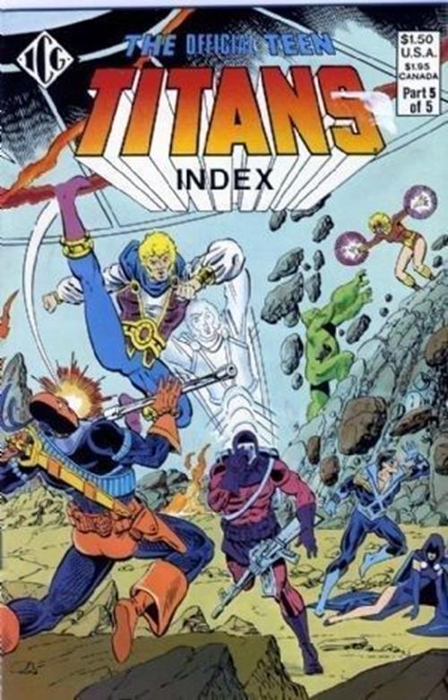 Official Teen Titans Index (1985) #5 of 5