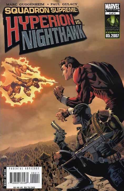 Squadron Supreme - Hyperion Vs. Nighthawk (2007) #4 of 4
