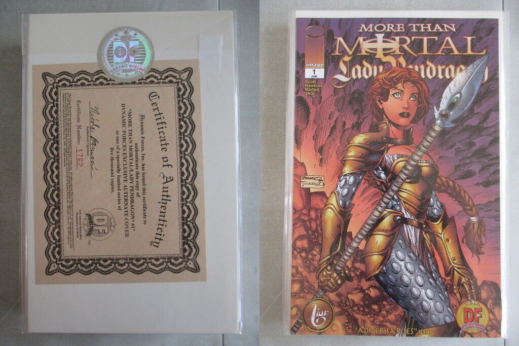 More Than Mortal/Lady Pendragon #1 DF Exclusive Ltd. to 5000 With COA
