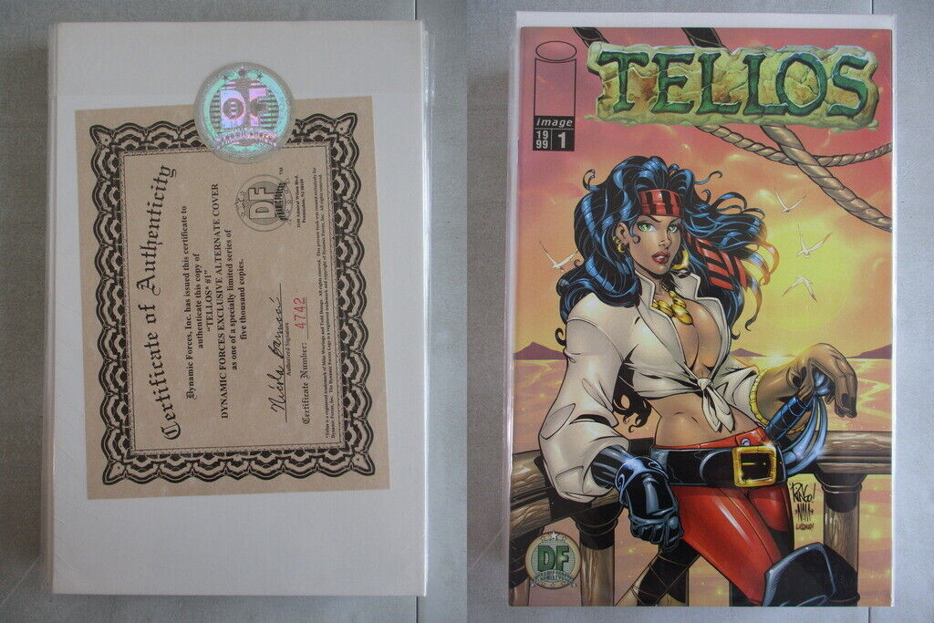 Tellos #1 DF Exclusive Alternate Cover Ltd. to 5000 With COA