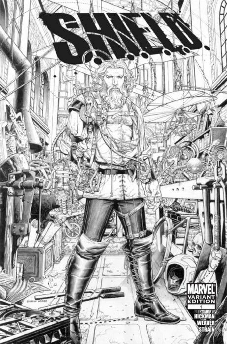 S.H.I.E.L.D. (2010-2011) #1 of 6 (Black & White Variant)