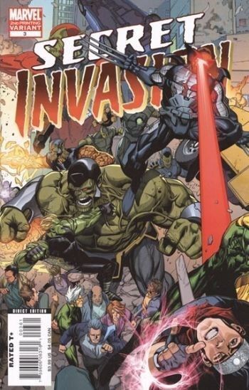 Secret Invasion (2008-2009) #3 of 8 (Leinil Francis Yu Variant)