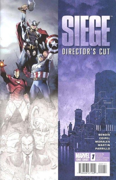 Siege (2010) #1 of 4 (Director's Cut Variant)