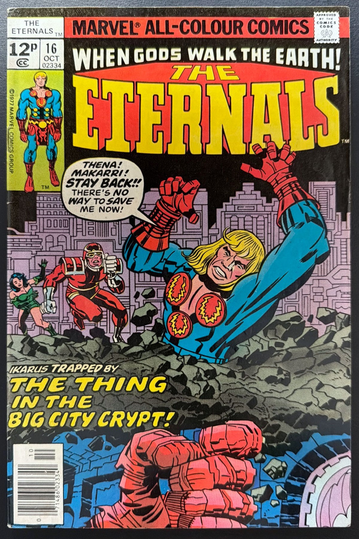 The Eternals Vol. 1 #16 (1977) - 1st appearance of Dromedan