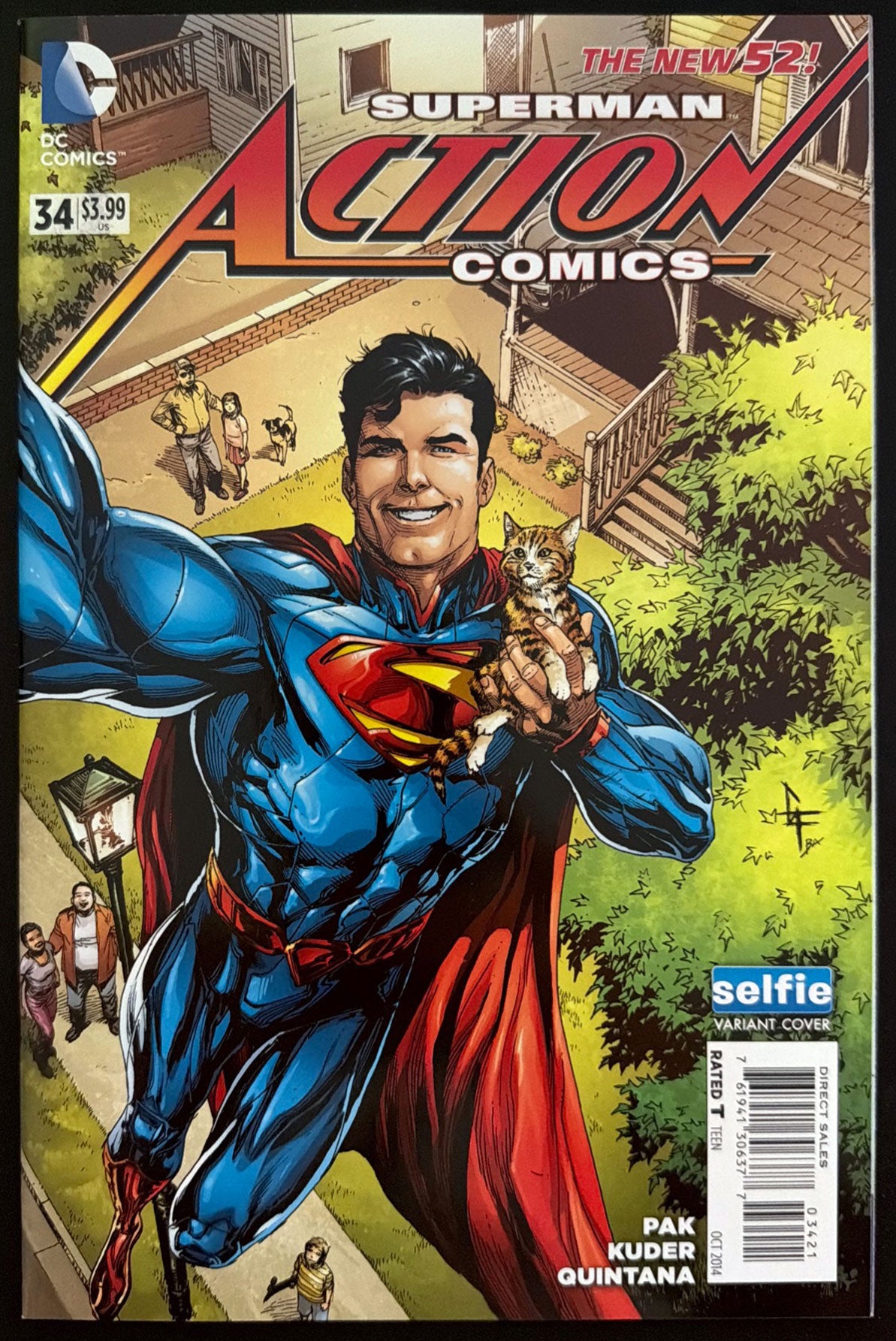 Action Comics Vol. 2 #34 (2014) - Selfie variant