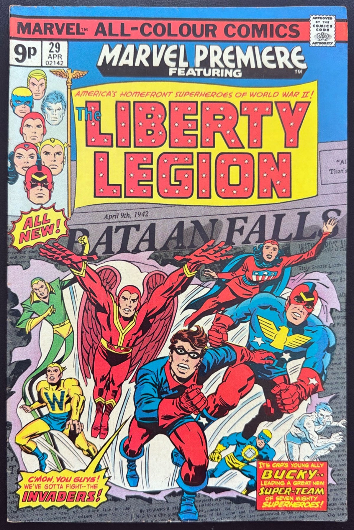 Marvel Premiere Vol. 1 #29 (1976) - 1st appearance of Liberty Legion