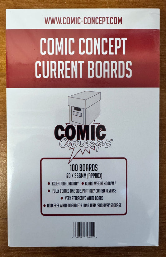 Comic Concept Boards - Current Size (100 pack)