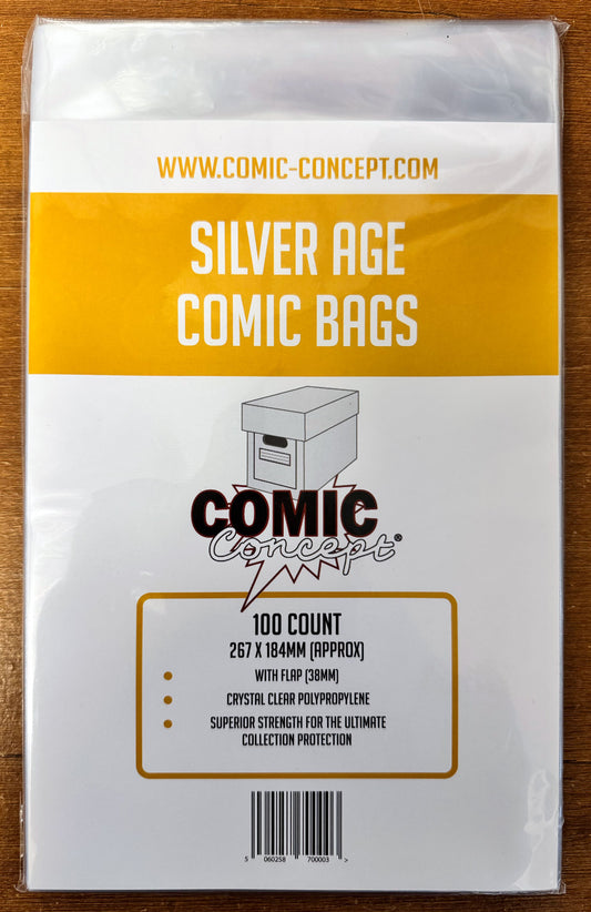 Comic Concept Bags - Silver Age (100 pack)