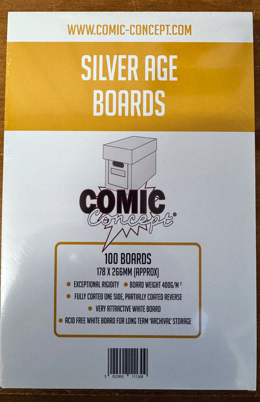 Comic Concept Boards - Silver Age (100 pack)