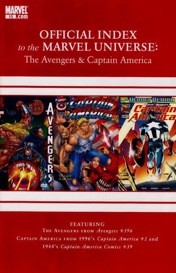 Official Index of the Marvel Universe - Avengers, Thor.. (2010-2011) #13