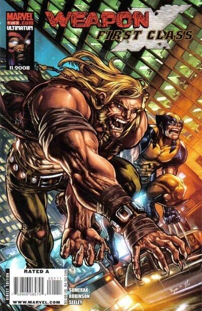 Weapon X - First Class (2009) #1 of 3