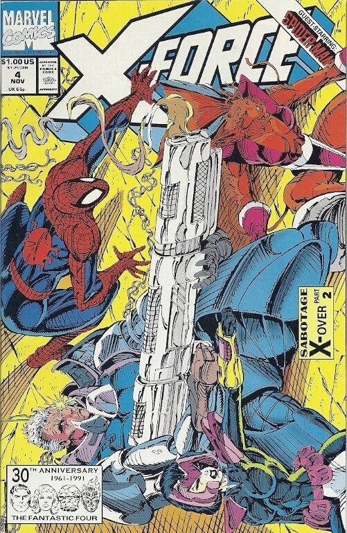 X-Force Vol. 1 (1991-2002) #4 3rd Deadpool