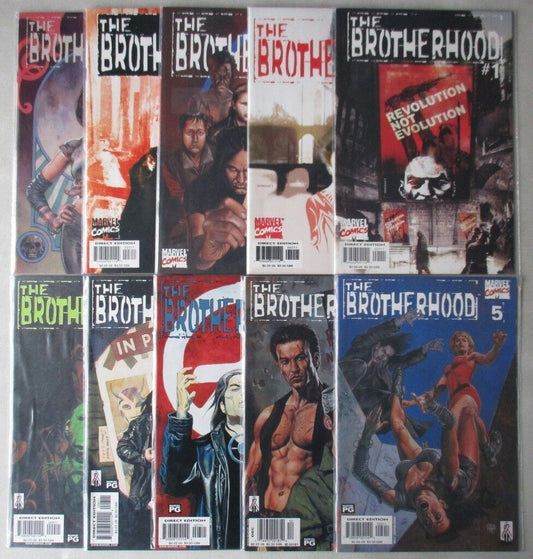 Brotherhood #1-9, #2 Variant Complete (10 Comics) VF-NM
