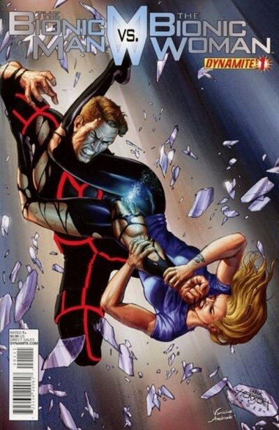 Bionic Man Vs. Bionic Woman (2013) #1 of 5 (Jack Herbert Variant)