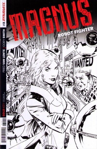 Magnus - Robot Fighter (2014-2015) #3 (2nd Print B&W Variant)