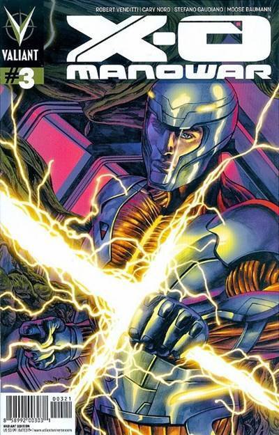 X-O Manowar Vol. 2 (2012-2016) #3 (1:20 Mico Suayan Variant)