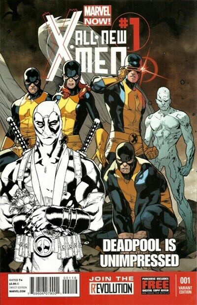 All New X-Men (2013-2015) #1 (Deadpool Unimpressed Sketch Variant)