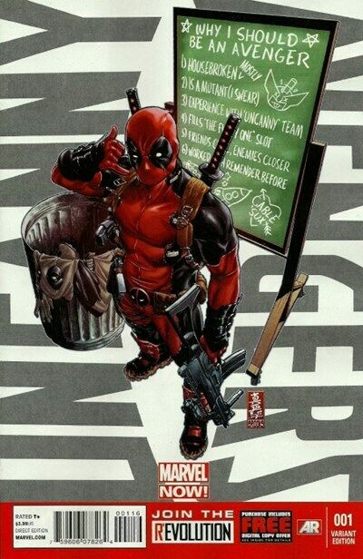 Uncanny Avengers (2012-2014) #1 (Mark Brooks Deadpool Variant)