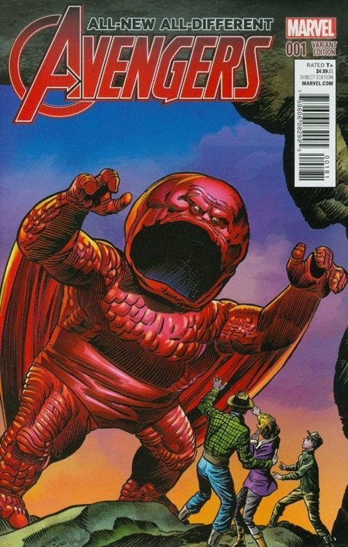 All New, All Different Avengers (2016) #1 (1:10 Kirby Monster Variant)