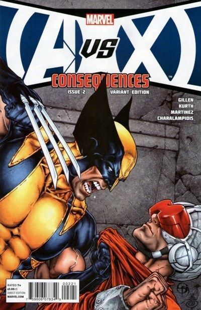 A Vs. X - Consequences (2012-2013) #1 of 5 #2 of 5 (1:25 Shane Davis Variant)