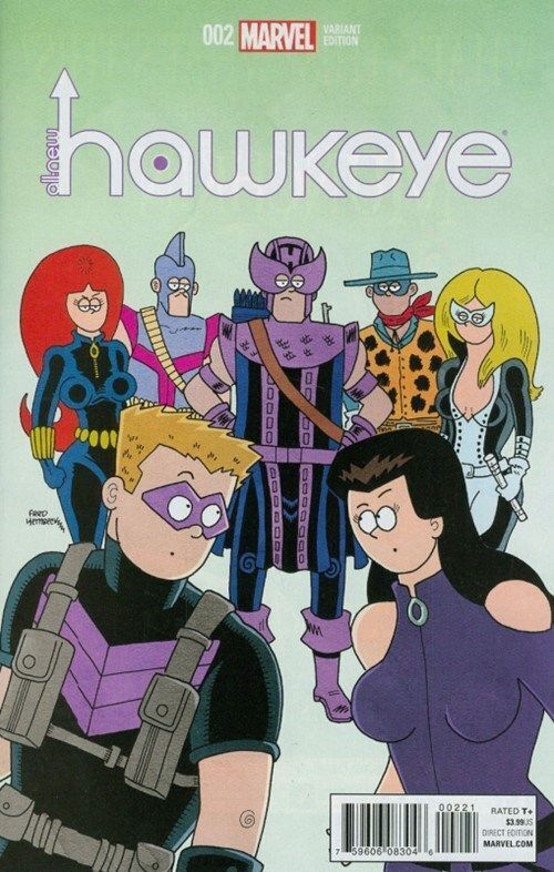 All New Hawkeye Vol. 2 (2016) #2 of 6 (1:10 Fred Hembeck Variant)