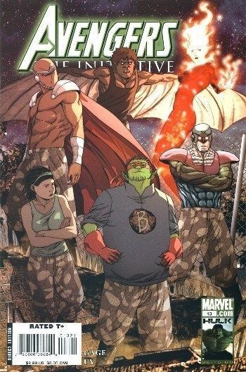 Avengers The Initiative (2007-2010) #13 (Skrully Incentive Variant)