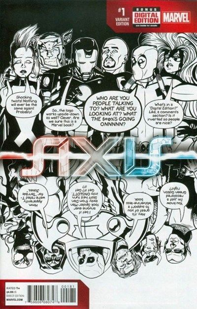 Axis (2014-2015) #1 of 9 (Chip Zdarsky Sketch Variant)