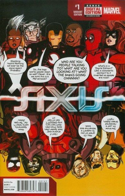 Axis (2014-2015) #1 of 9 (Chip Zdarsky Variant)