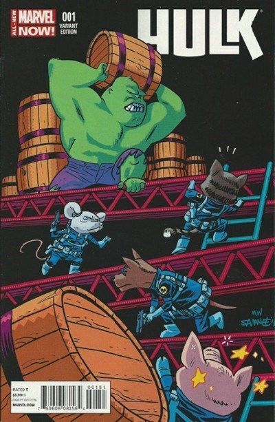 Hulk Vol. 3 (2014-2015) #1 (Chris Samnee Variant)