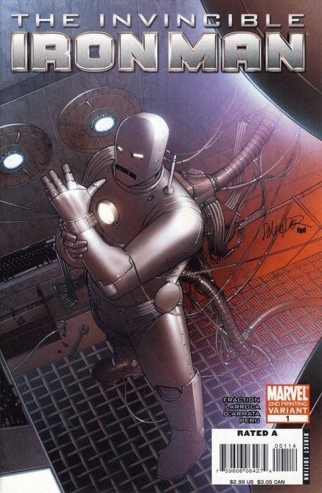 Iron Man, Invincible (2008-2012) #1 (2nd Print Variant)