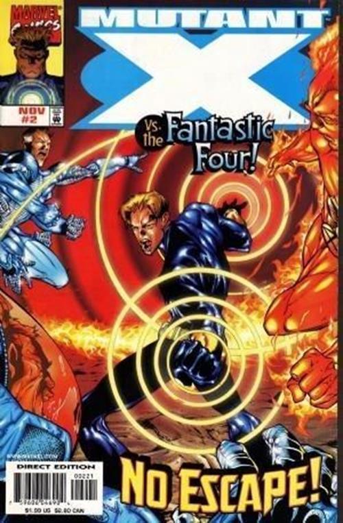 Mutant X (1998-2001) #2 (1:4 Variant)