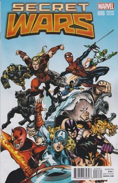 Secret Wars (2015-2016) #6 of 9 (1:25 Ron Frenz Variant)