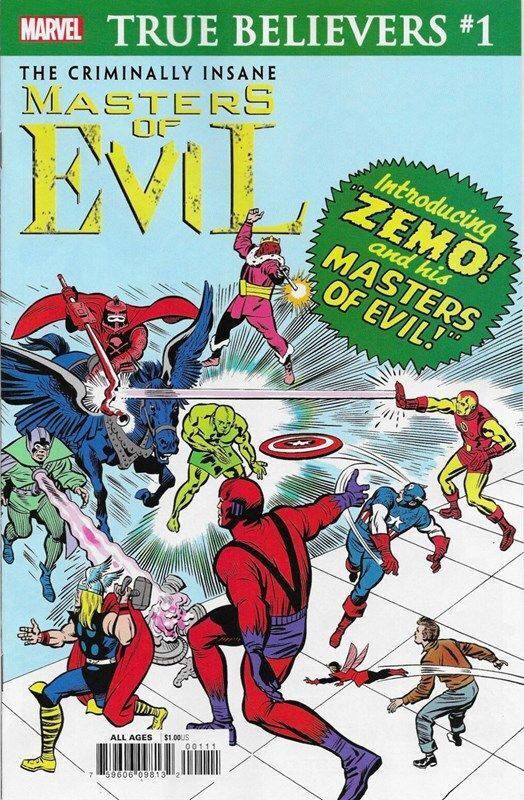 True Believers - Criminally Insane Masters of Evil (2020) One-Shot