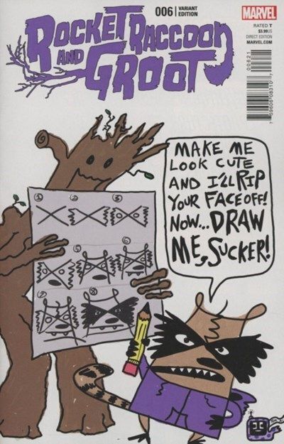 Rocket Raccoon & Groot (2016) #6 (1:10 Tom Angleberger Variant)