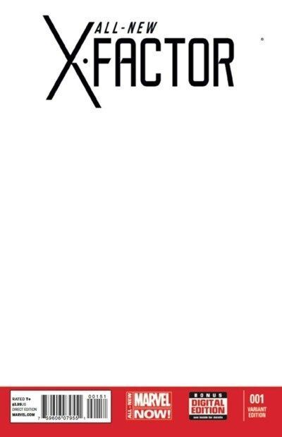 All New X-Factor (2014-2015) #1 (Blank Variant)
