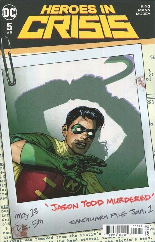 Heroes in Crisis (2018-2019) #5 of 9 (Ryan Sook Variant)