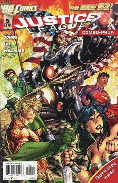 Justice League Vol. 2 (2011-2016) #5 (Combo-Pack Variant)