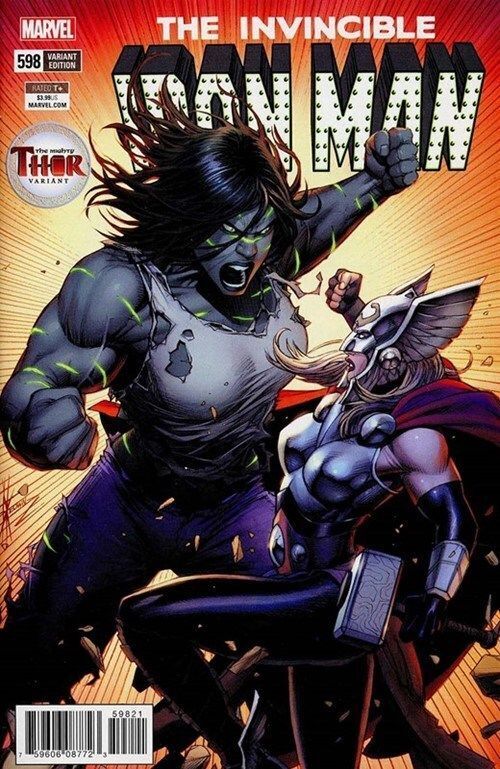 Iron Man, Invincible Vol. 4 (2017-2018) #598 (Dale Keown Variant)