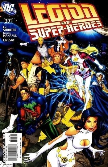 Legion of Super-Heroes Vol. 5 (2005-2009) #37 (Right Variant)